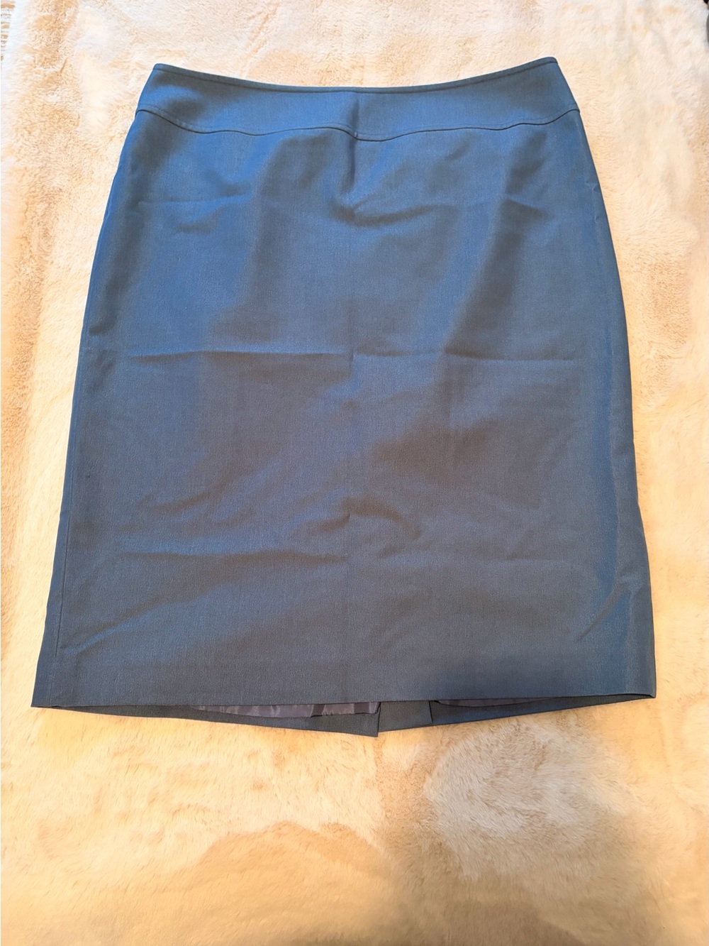 Kasper Women’s Size 10 Blue Pencil Skirt Lined Career Office Workwear